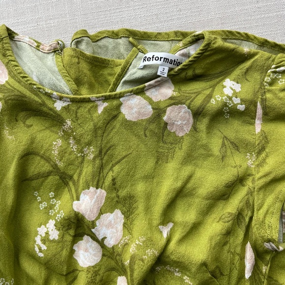 Reformation Frasier Dress Desiree Size 2 - Picture 4 of 4